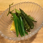 れんげ料理店 - 夏野菜の煮浸し