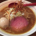 東京味噌らーめん 鶉 - 味玉味噌ラーメン