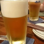 Teppan ba hachi - 生ビール￥550