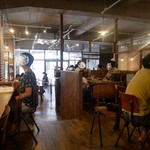 オハコルテベーカリー - カウンター席より…