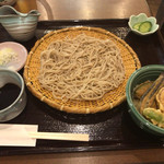 Teuchi Soba Makado - せいろ+ミニ野菜天丼