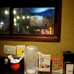 支那そばや - カウンター席からの眺め