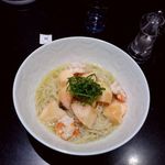 支那そばや - 桃の冷やしらぁ麺