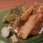 やなぎ澤 - 山菜天ぷら