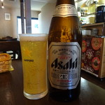 蘭亭オムライス - 瓶ビール(590円)