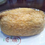 釜揚げうどん岡じま - いなり寿司 ８０円(税込)(2017年8月14日撮影)