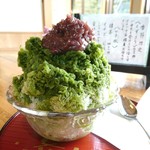 だるま堂 - かき氷 抹茶 ［¥400］（金時 ＋¥50）