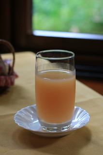 Manpei Hotel - 朝ご飯のときのももジュース