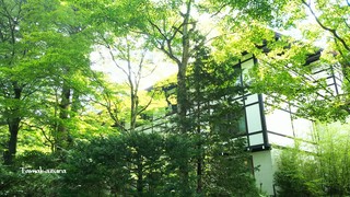 Manpei Hotel - お庭からみた碓氷館