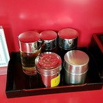 つけそば 丸長 - 調味料