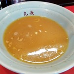 つけそば 丸長 - スープ割り