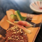 軽井沢 川上庵 - 鴨ミンチいりの蕎麦みそ＠＠