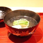 銀座 しのはら - ☆椀物 明石のアコウと冬瓜