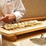 銀座 しのはら - 琵琶湖の鮎と長良川の鮎の2種類です。