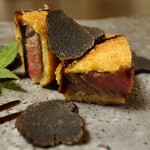 ホテルリッジ - 阿波牛のひれかつ 黒トリュフ添え