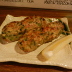炉ばたかぶと - 料理写真:自家製つくね