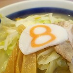 8番らーめん - 小さな8番セット 塩味745円