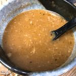 めん屋 元助 - スープ割り  いつもの絶妙の濃さ！