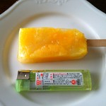 ル・コック - ゆず味のくずバー200円。ライターくらいの大きさ