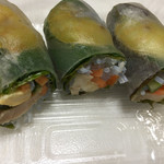 アジアンダイニング&バー ナマステ - ●生春巻き●美味しかった！でも、シソじゃなくてパクチーがよかったな〜