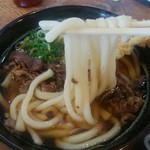 大力うどん - 肉うどん えび天