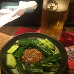 ラーメンBAR やきそばー HIT - たたききゅうり