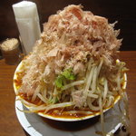 ラーメンつけ麺　笑福 - 辛みそラーメン全部増し増しニンニク、750円