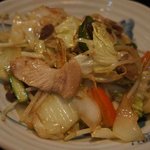 葵 - 肉付き野菜炒め