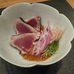 おおたに - 鰹のたたき、とろみポン酢で