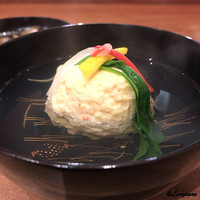 佳肴岡もと - 蟹真薯の煮物椀