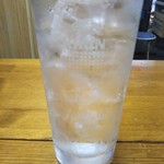 喰うかい - 焼酎の水割り ４００円(税込)(2017年8月15日撮影)