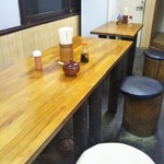 喰うかい - テーブル席(2017年8月15日撮影)