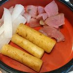 Kamatora - 釜寅 海老名店 ランチ うなぎごぼう に付く漬物
