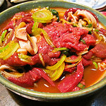 葉隠 - 豪快にかき混ぜて食べます