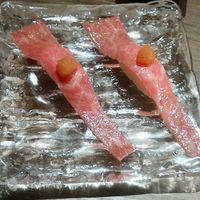 うしごろ 貫 五反田店 - 炙り握り　まるで大トロですなぁ！