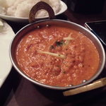 ムガル - チキンカレー接写