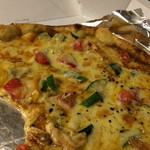 Smile Kitchen pizza diner - 食べかけですが、接写です。