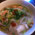 中国家常菜 燕郷房 - ランチで食べた海鮮汁ビーフンです。