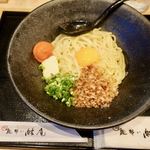 麺酔い すする 結庵 - かま玉まぜそば　734円　＋　明太バタートッピング　206円