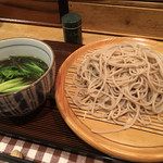 信濃 - 料理写真:鴨ざる蕎麦〜(＾.ｰ^)/￥950円