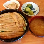 Mampuku Shokudou - 本日のまかない　煮穴子丼500円
