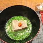 傳 - (2017年8月　訪問)椀物は牛ほほ肉。