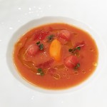 プレヴナンス - トマトと西瓜の冷製スープ