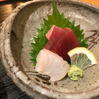 花見小路 - 向付  刺身盛り3種 