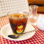 カフェ・ボーチカ - ボルシチランチのアイスコーヒー