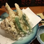磯源寿し - 月山筍の天麩羅は絶品でした。