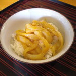 千松しま - 塩辛ごはん。