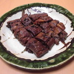 千松しま - 天然鰻の山椒煮。