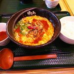 Hanamaru Udon - ピリピリサンラーうどん+追い飯