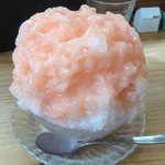 setouchi noodle ねいろ屋 - マルミツ農園の桃のかき氷